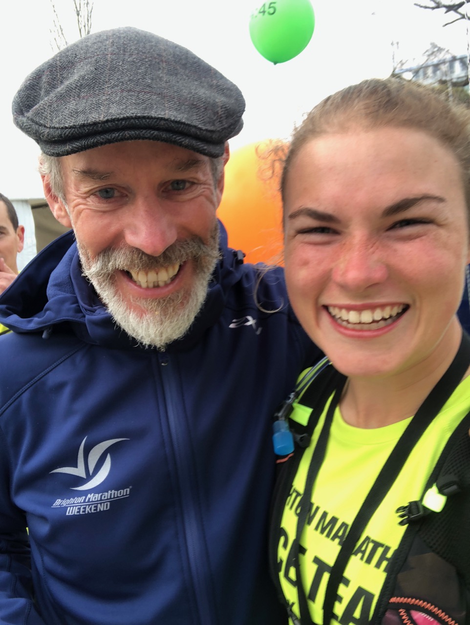 Selfie with Paul Sinton Hewitt, founder of parkrun